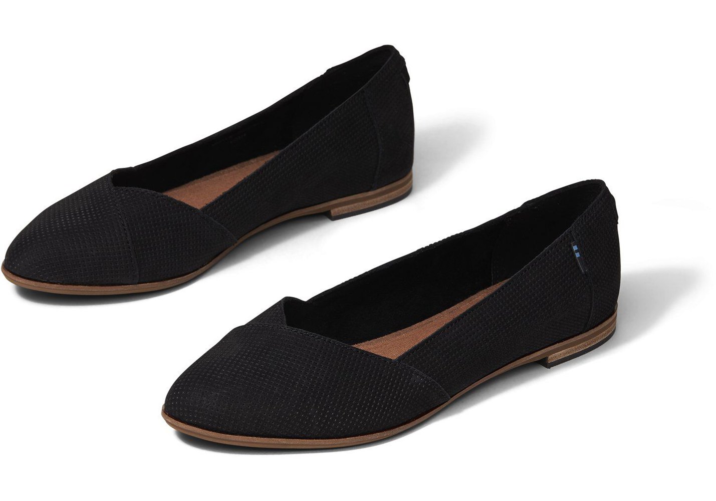 Toms Julie Flat Black - Womens - 18697-JYWB